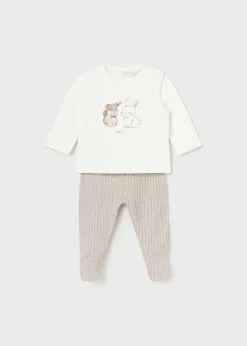 Sale Conjunto polaina y sudadera recién nacido Conjuntos