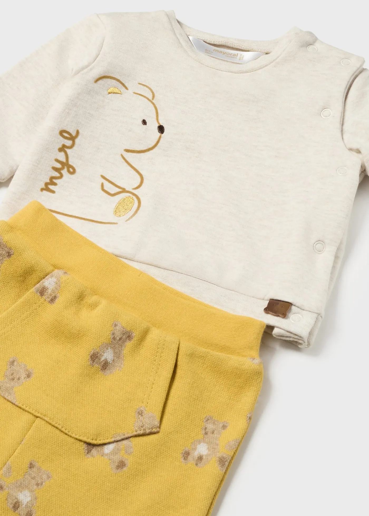 Sale Conjunto polaina y sudadera osito recién nacido Conjuntos