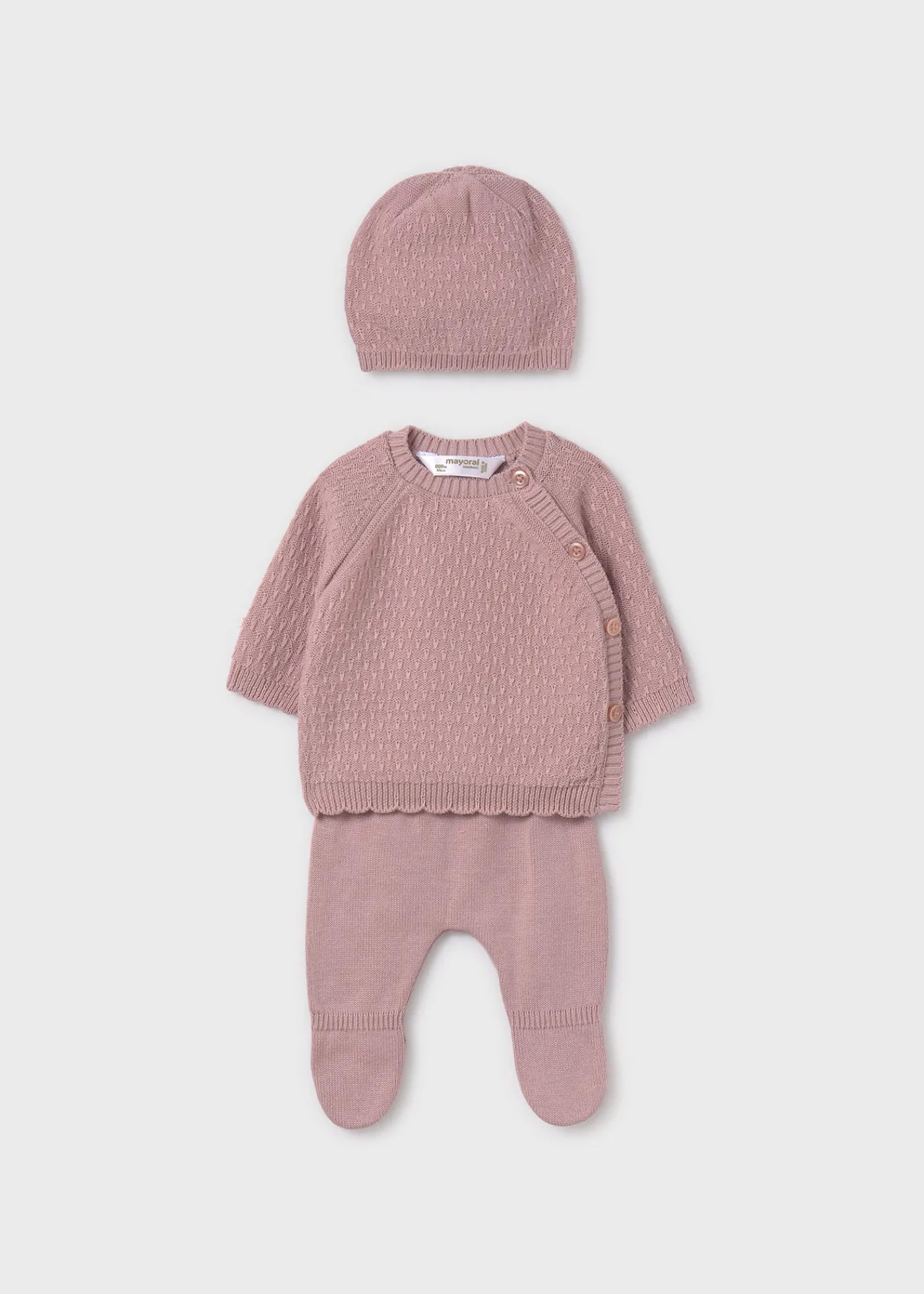 Online Conjunto regalo 3 piezas tricot bebé Regalos