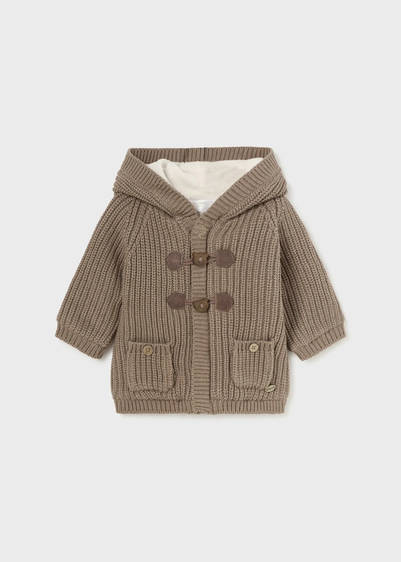 Shop Cárdigan forrado tricot recién nacido Rebecas