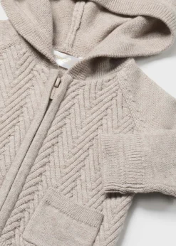 Best Sale Cárdigan tricot cremallera recién nacido Jerséis Y Sudaderas