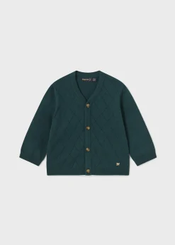 Hot Cárdigan tricot rombos bebé Jerséis Y Sudaderas