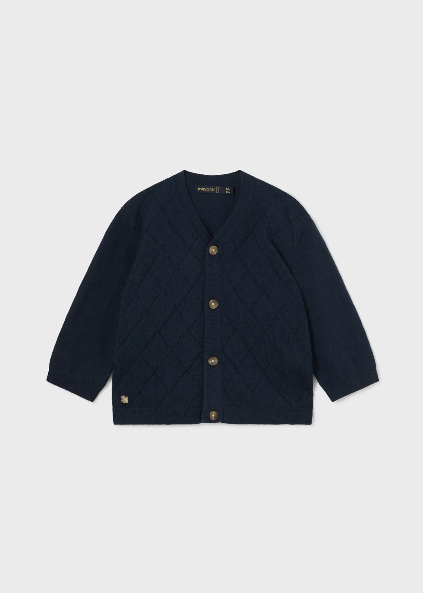 Best Sale Cárdigan tricot rombos bebé Jerséis Y Sudaderas