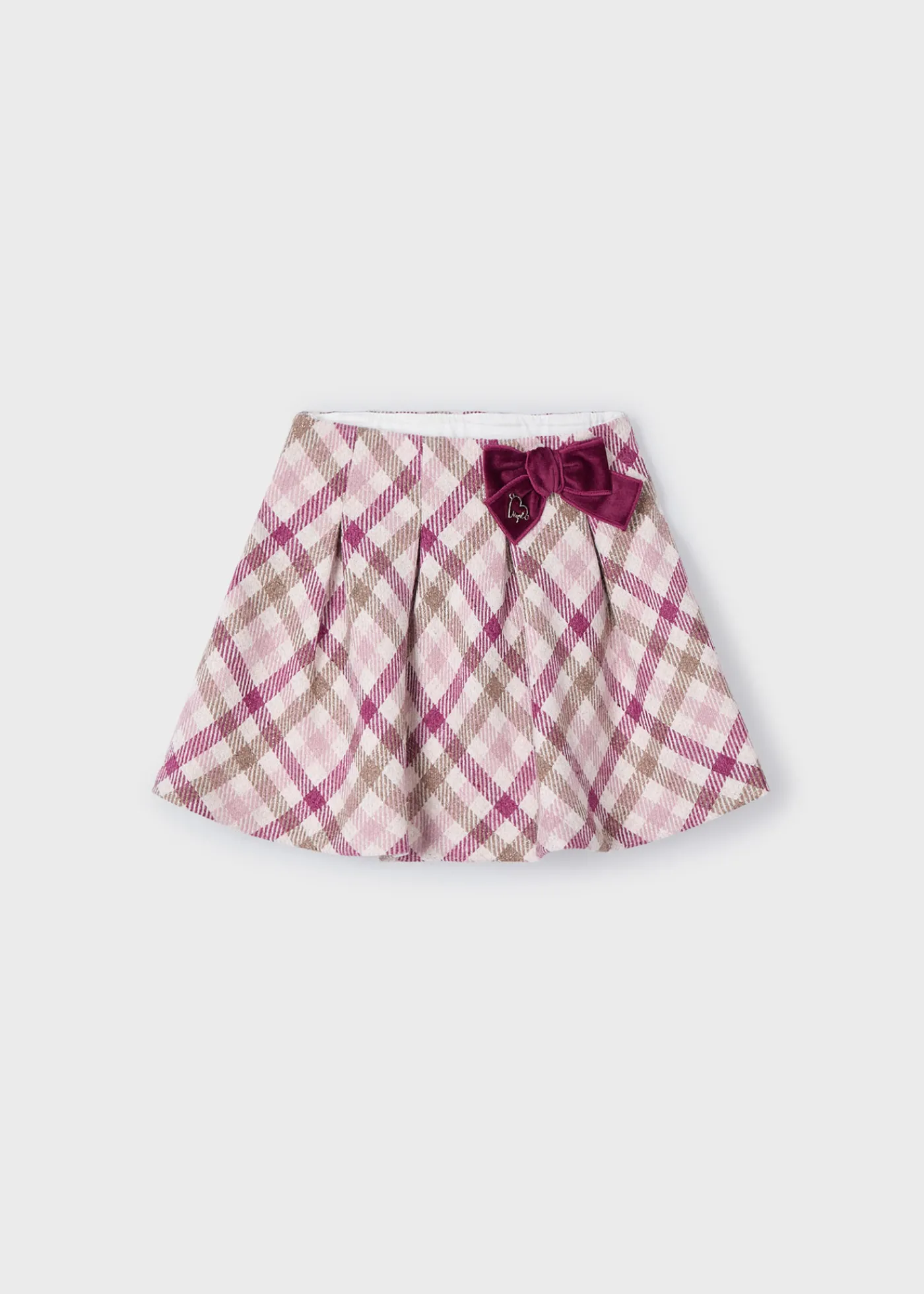 Best Sale Falda cuadros con lazo niña Pantalones Y Faldas