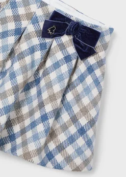 Outlet Falda cuadros con lazo niña Pantalones Y Faldas