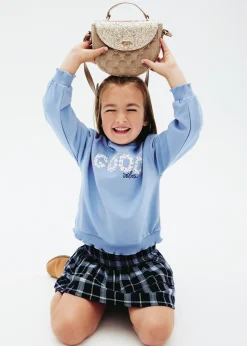 Sale Falda cuadros volantes niña Pantalones Y Faldas