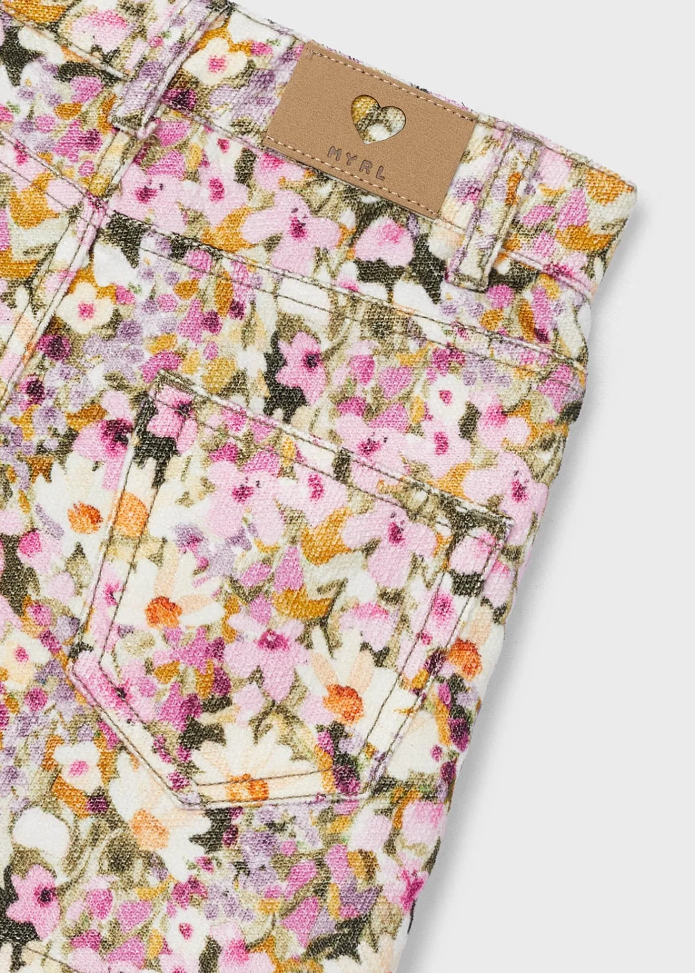 New Falda estampada pana niña Pantalones Y Faldas