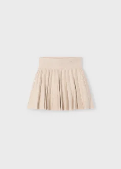 New Falda plisada tricot niña Pantalones Y Faldas