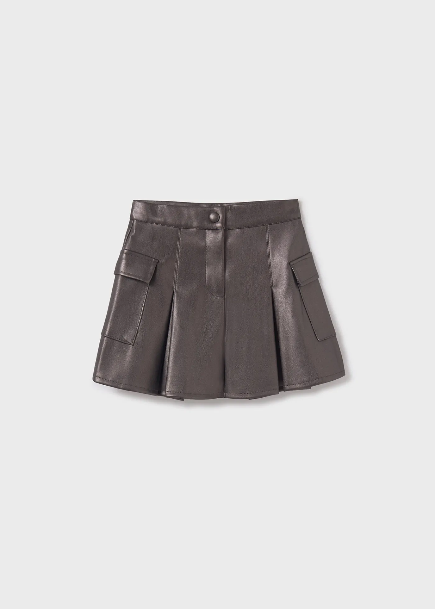 Clearance Falda polipiel cargo chica Pantalones Y Faldas