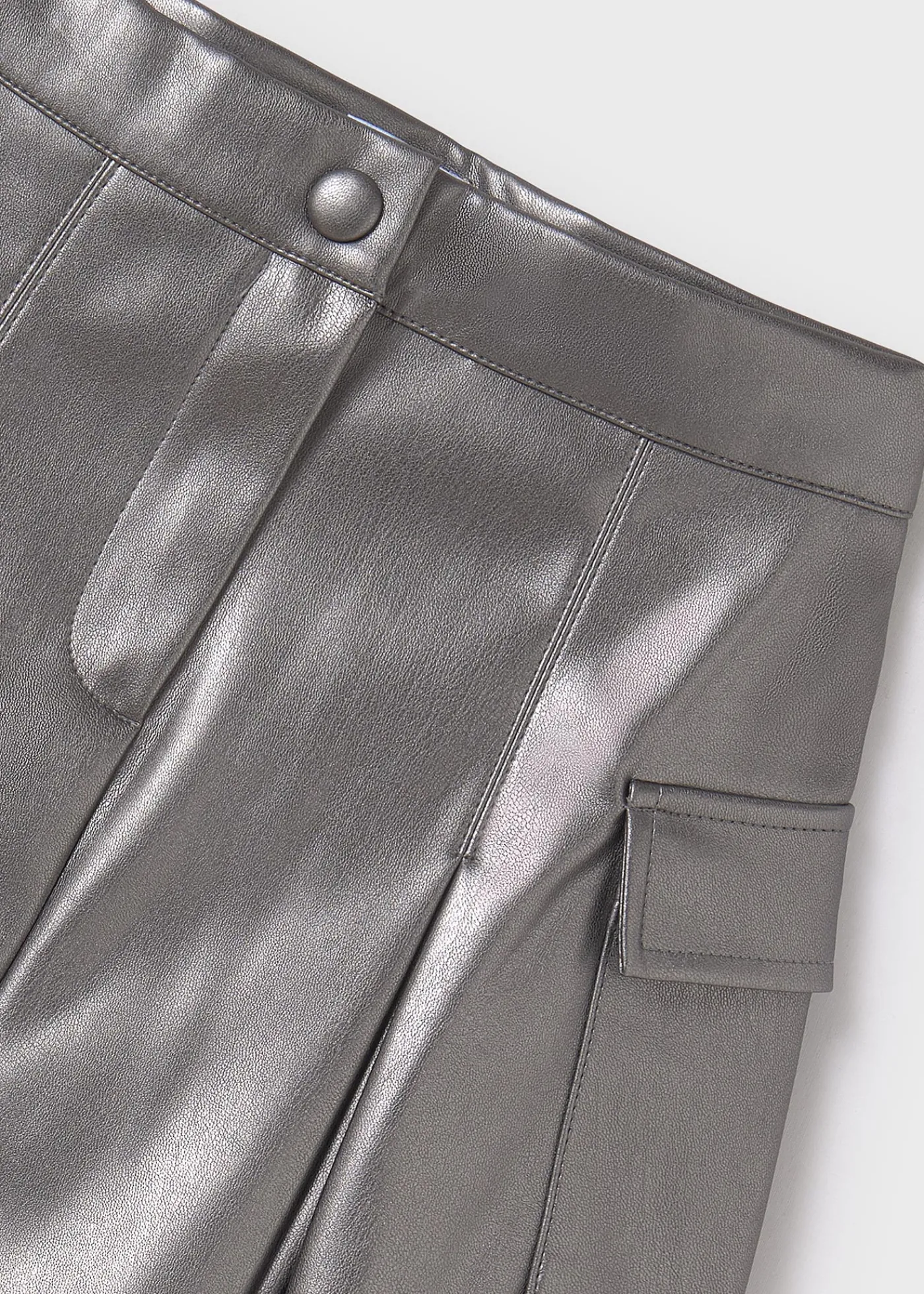 Best Falda polipiel cargo chica Pantalones Y Faldas