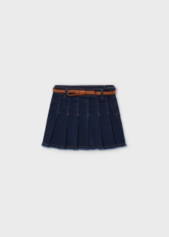 Cheap Falda vaquera con cinturón niña Pantalones Y Faldas