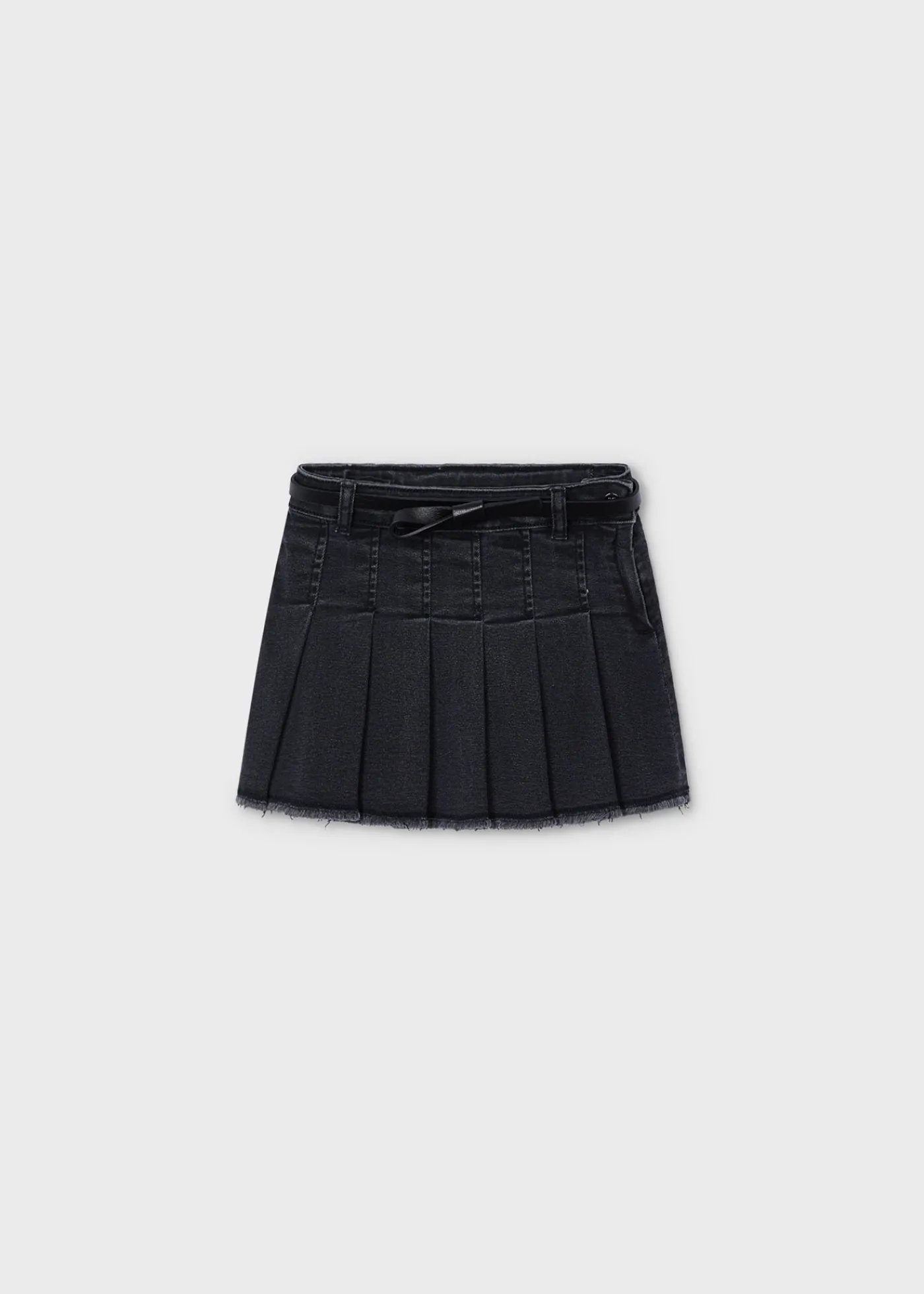 Hot Falda vaquera con cinturón niña Pantalones Y Faldas