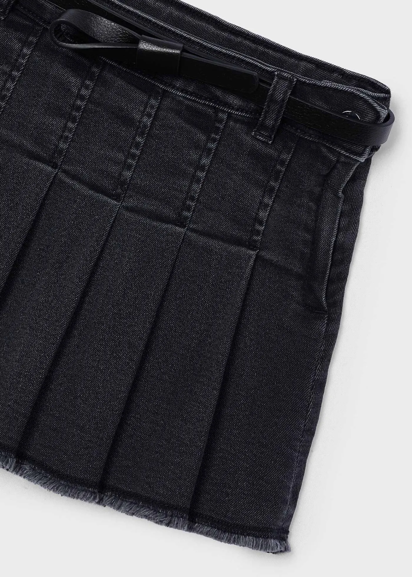 Hot Falda vaquera con cinturón niña Pantalones Y Faldas