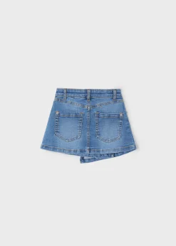 Hot Falda vaquera detalle tablas niña Pantalones Y Faldas