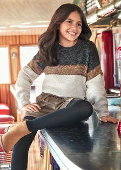Best Sale Jersey bloques color chica Jerséis Y Sudaderas