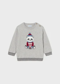 Clearance Jersey bordado intarsia bebé Jerséis Y Sudaderas