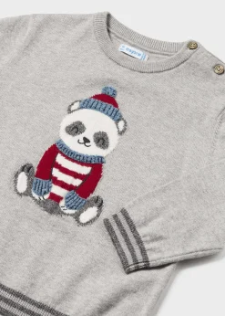 Clearance Jersey bordado intarsia bebé Jerséis Y Sudaderas