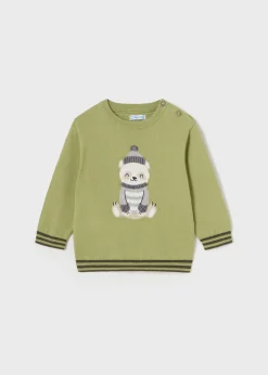 Clearance Jersey bordado intarsia bebé Jerséis Y Sudaderas