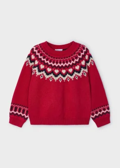 Best Sale Jersey cenefa jacquard niña Jerséis Y Sudaderas
