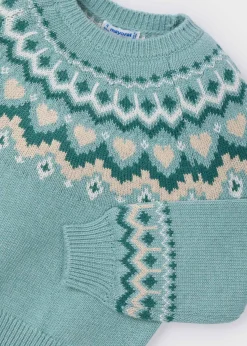 Store Jersey cenefa jacquard niña Jerséis Y Sudaderas