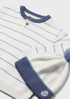 Clearance Jersey con gorro rayas bebé Jerséis Y Sudaderas