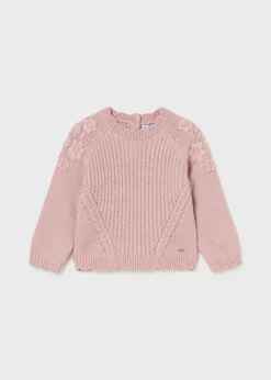 Best Sale Jersey flores bordadas bebé Jerséis Y Sudaderas