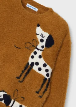 Discount Jersey intarsia perritos niña Jerséis Y Sudaderas