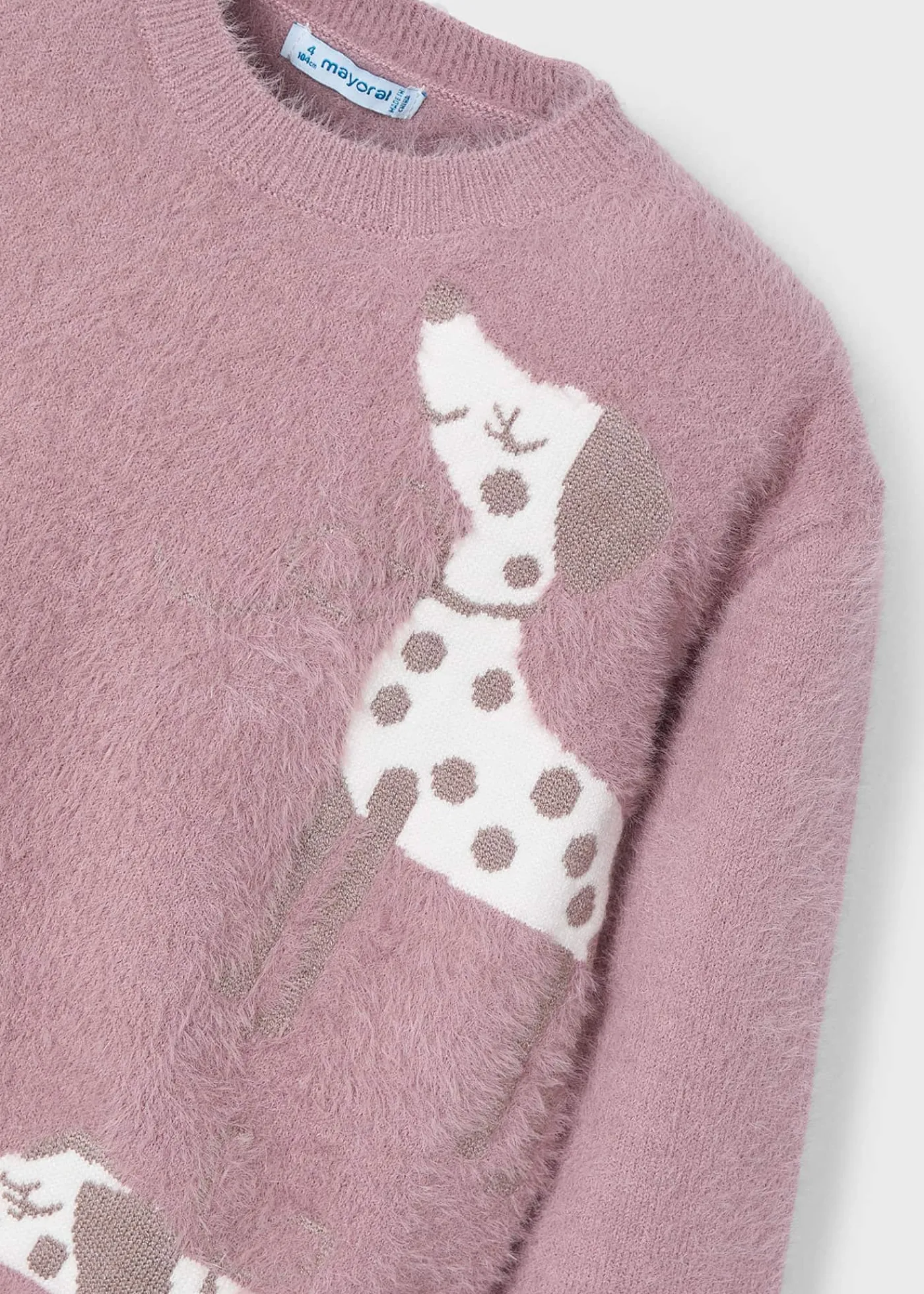 Discount Jersey intarsia perritos niña Jerséis Y Sudaderas
