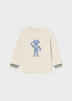 Outlet Jersey motivo intarsia bebé Jerséis Y Sudaderas