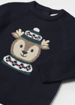 Store Jersey motivo intarsia bebé Jerséis Y Sudaderas