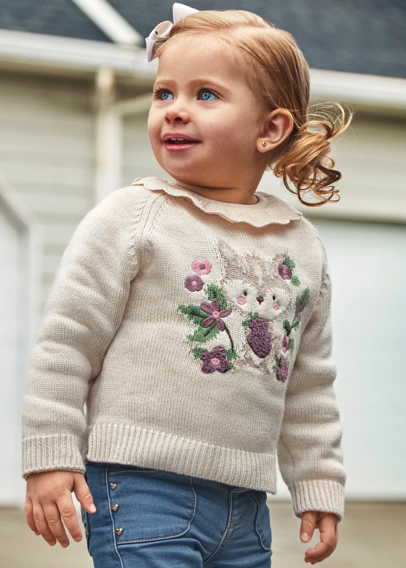 Cheap Jersey motivo jacquard bebé Jerséis Y Sudaderas