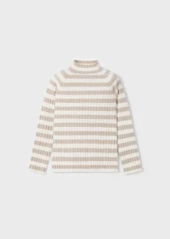 Online Jersey semicisne canalé niña Camisetas Y Polos
