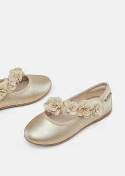 Cheap Mercedita metalizada flores niña Bailarinas Y Merceditas|Bailarinas Y Merceditas