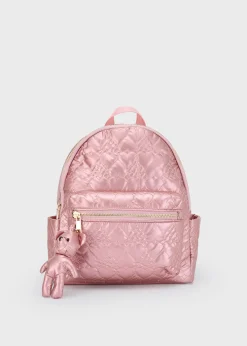 Shop Mochila acolchada metalizada niña Accesorios Y Complementos