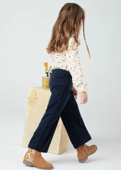 Shop Pantalón acampanado hebillas niña Pantalones Y Faldas