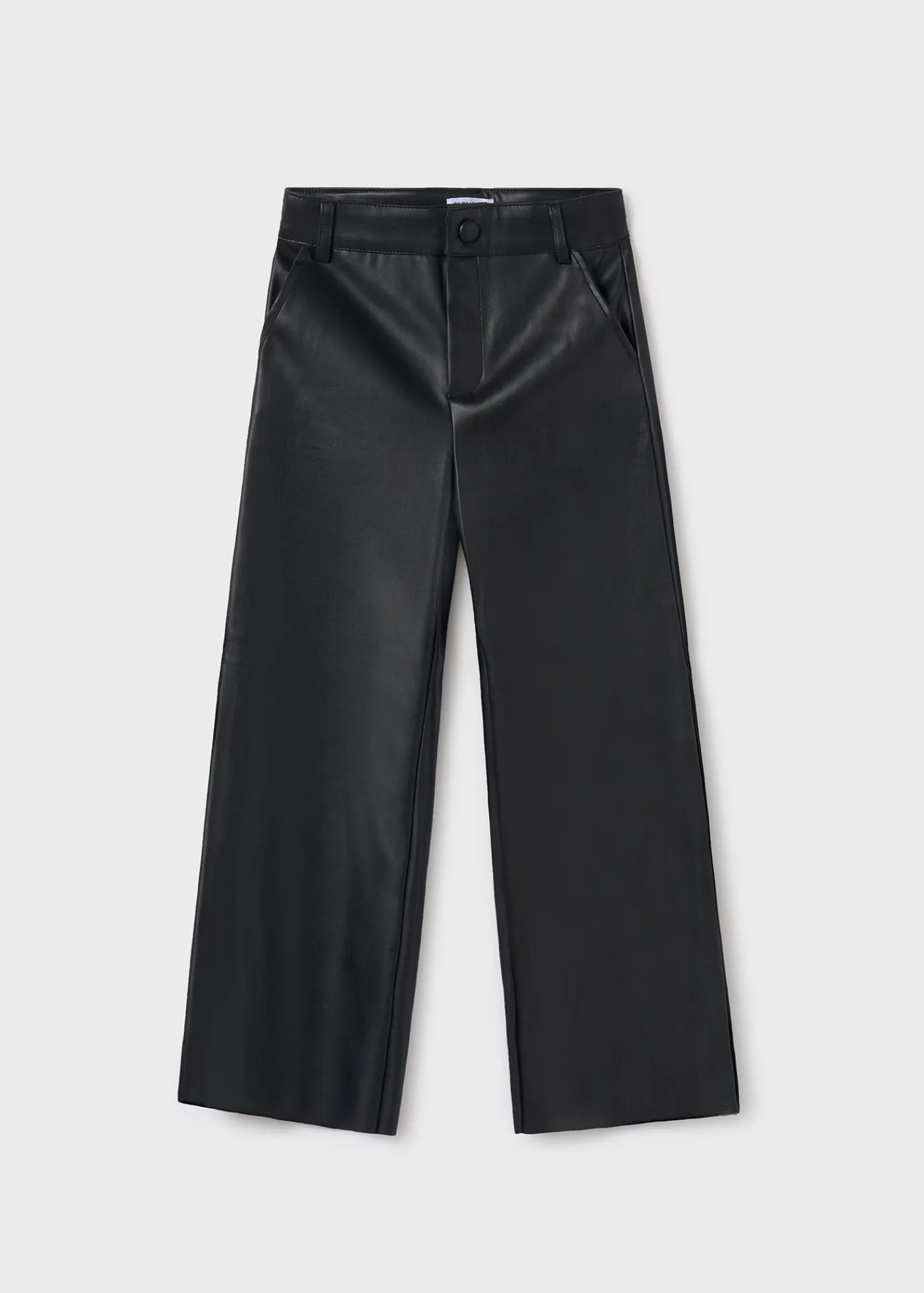 Best Sale Pantalón acampanado polipiel chica Pantalones Y Faldas