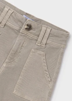 Hot Pantalón acampanado sarga chica Pantalones Y Faldas
