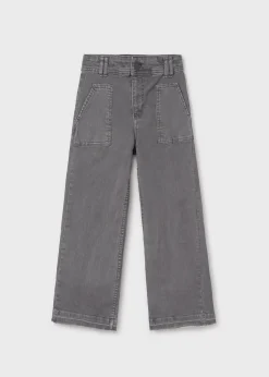 Discount Pantalón acampanado sarga chica Pantalones Y Faldas