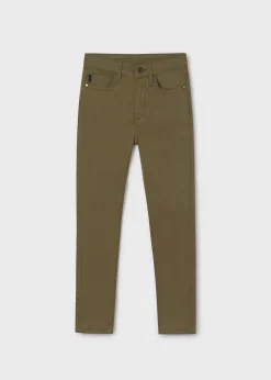 Fashion Pantalón básico entallado chico Pantalones