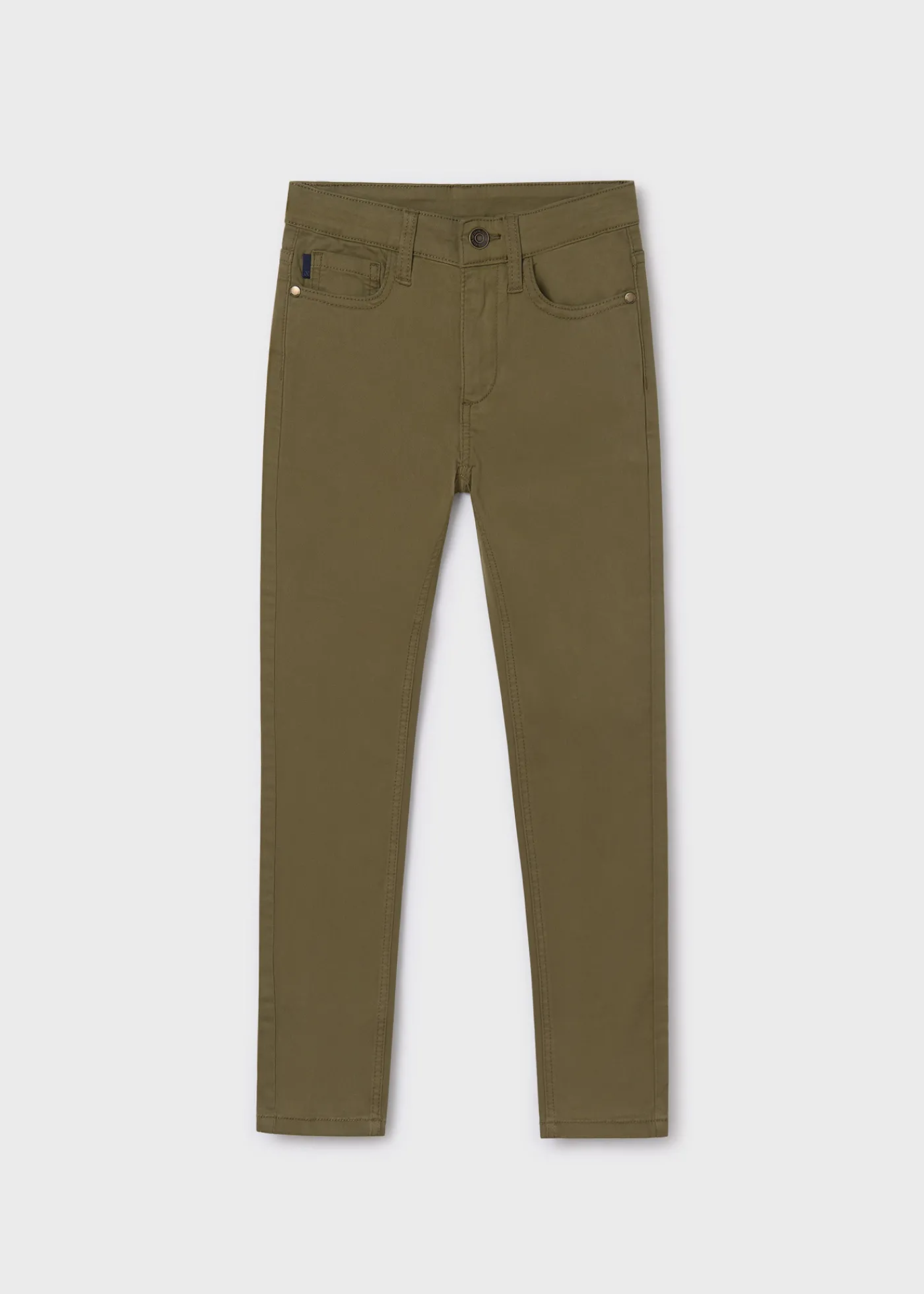 Fashion Pantalón básico entallado chico Pantalones
