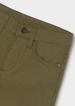 Fashion Pantalón básico entallado chico Pantalones