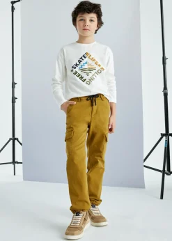 Sale Pantalón chino cargo chico Pantalones