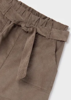 Clearance Pantalón corto pana chica Pantalones Y Faldas