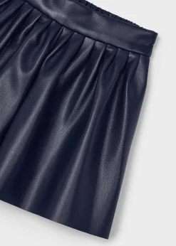 Clearance Pantalón corto polipiel niña Pantalones Y Faldas