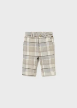New Pantalón cuadros recién nacido Pantalones Y Petos