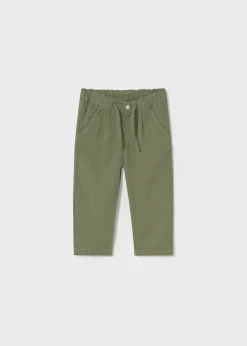 Outlet Pantalón holgado con lino bebé Pantalones Y Petos