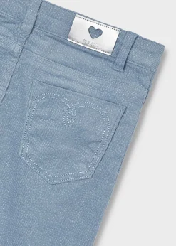 Store Pantalón pana brillo pitillo niña Pantalones Y Faldas