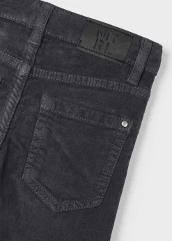 Outlet Pantalón pana entallado niño Pantalones