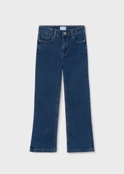 Best Sale Pantalón vaquero acampanado básico chica Pantalones Y Faldas
