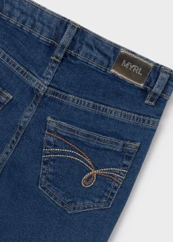 Best Sale Pantalón vaquero acampanado básico chica Pantalones Y Faldas